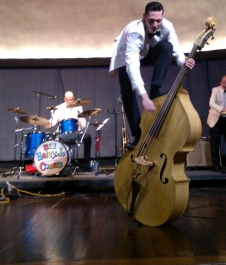 Christopher playing with Bill Haley, Jr. and the Comets