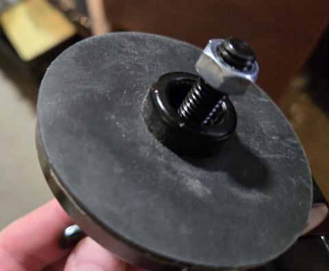nut on the wing screw